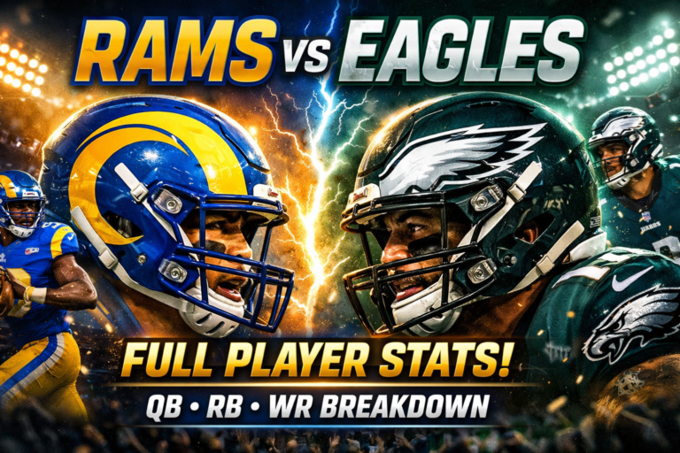 Los Angeles Rams vs Philadelphia Eagles Match Player Stats