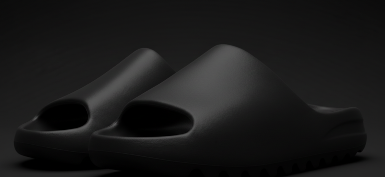 Onyx Yeezy Slides