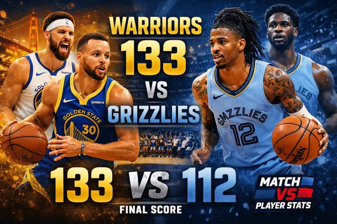 Memphis Grizzlies vs Golden State Warriors Match Player Stats