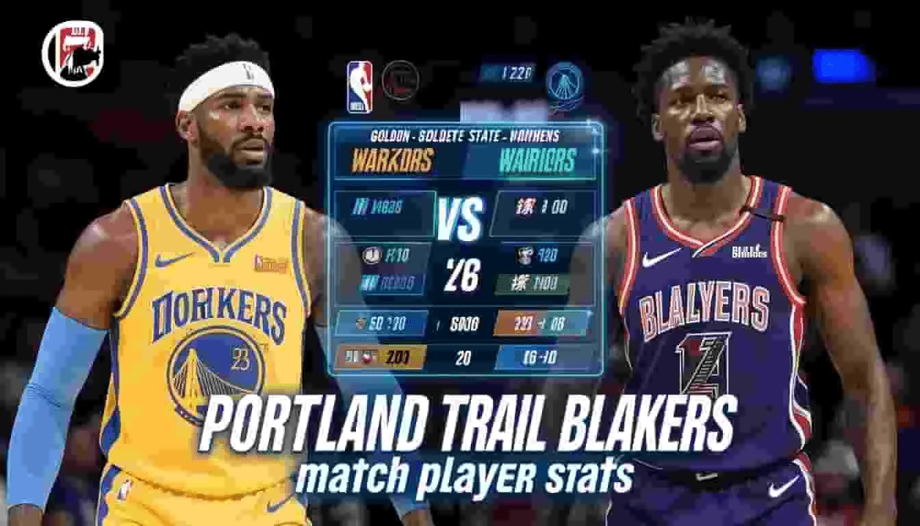 Golden State Warriors vs Portland Trail Blazers Match Player Stats