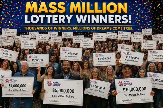 Massachusetts $1 Million Lottery Winners