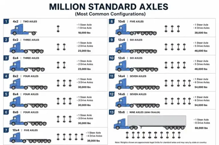 million standard axles