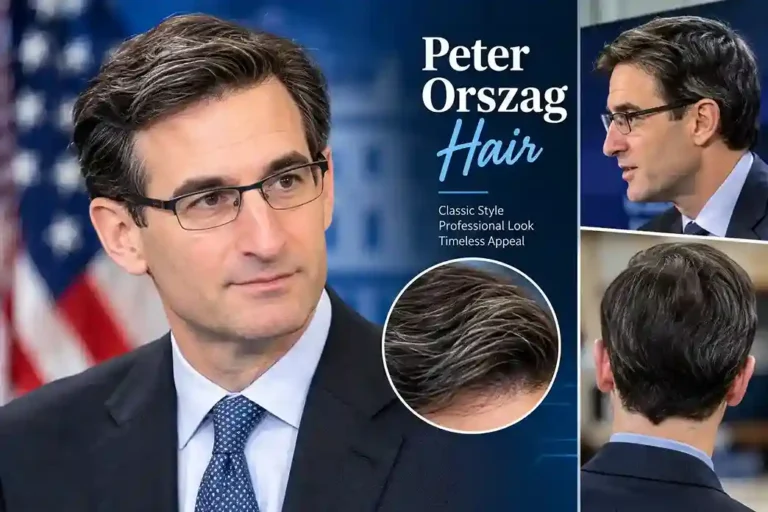 Peter Orszag with neatly styled dark hair, subtle gray highlights, and a classic professional side-parted hairstyle.